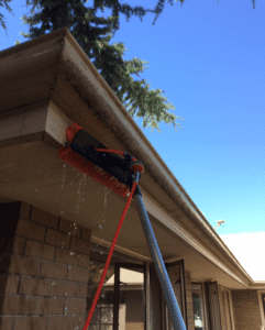 Gutter surface cleaning