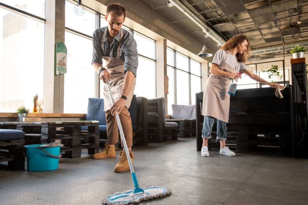 Commercial office cleaning services