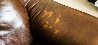 Water stain On leather sofa