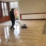 Industrial scrubbing equipment used by Triple Star Commercial Cleaning for hard floor deep cleaning in Auckland and Christchurch.